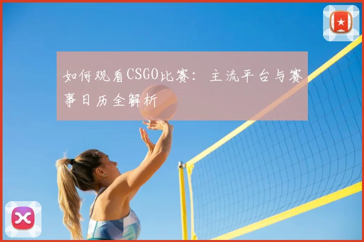 如何观看CSGO比赛:主流平台与赛事日历全解析